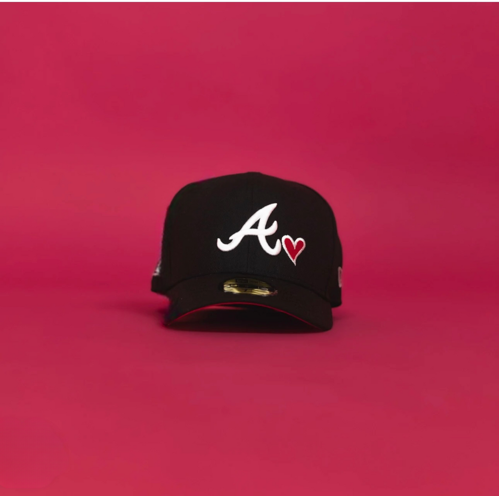 NEW ERA 59FIFTY ATLANTA BRAVES BLACK & RED