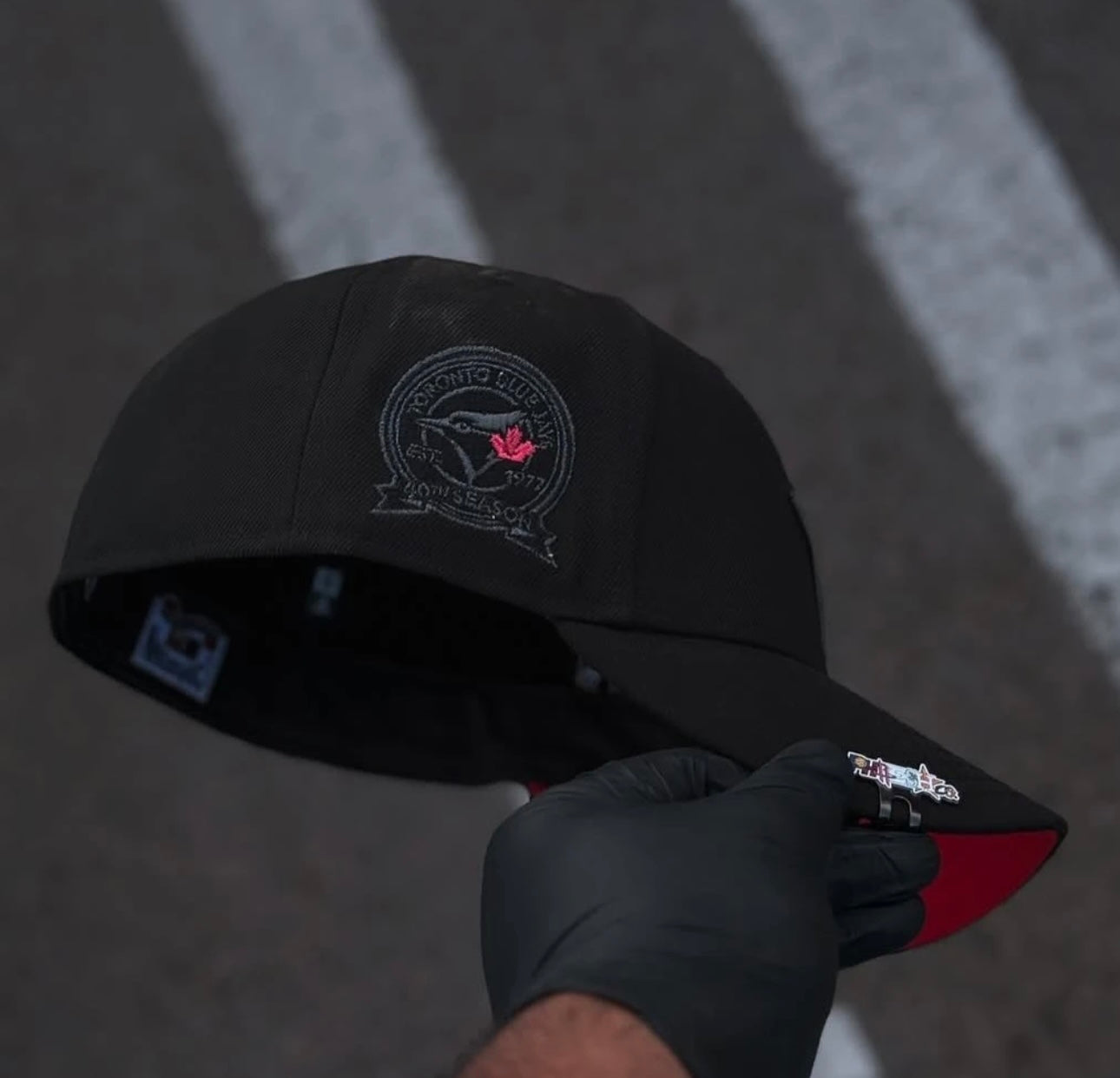 NEW ERA 59FIFTY TORONTO BLUE JAYS PINK BOTTOM EDITION