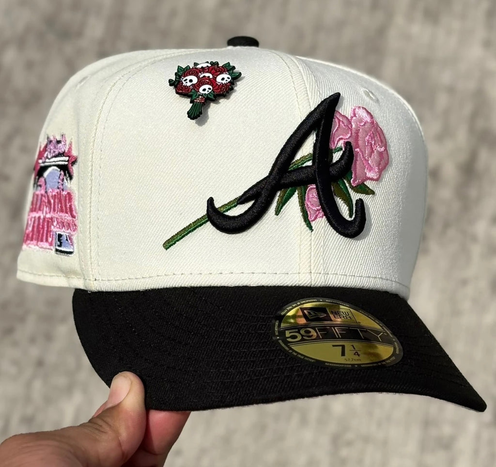 NEW ERA 59FIFTY ATLANTA BRAVES EDITION FLORAL PINK