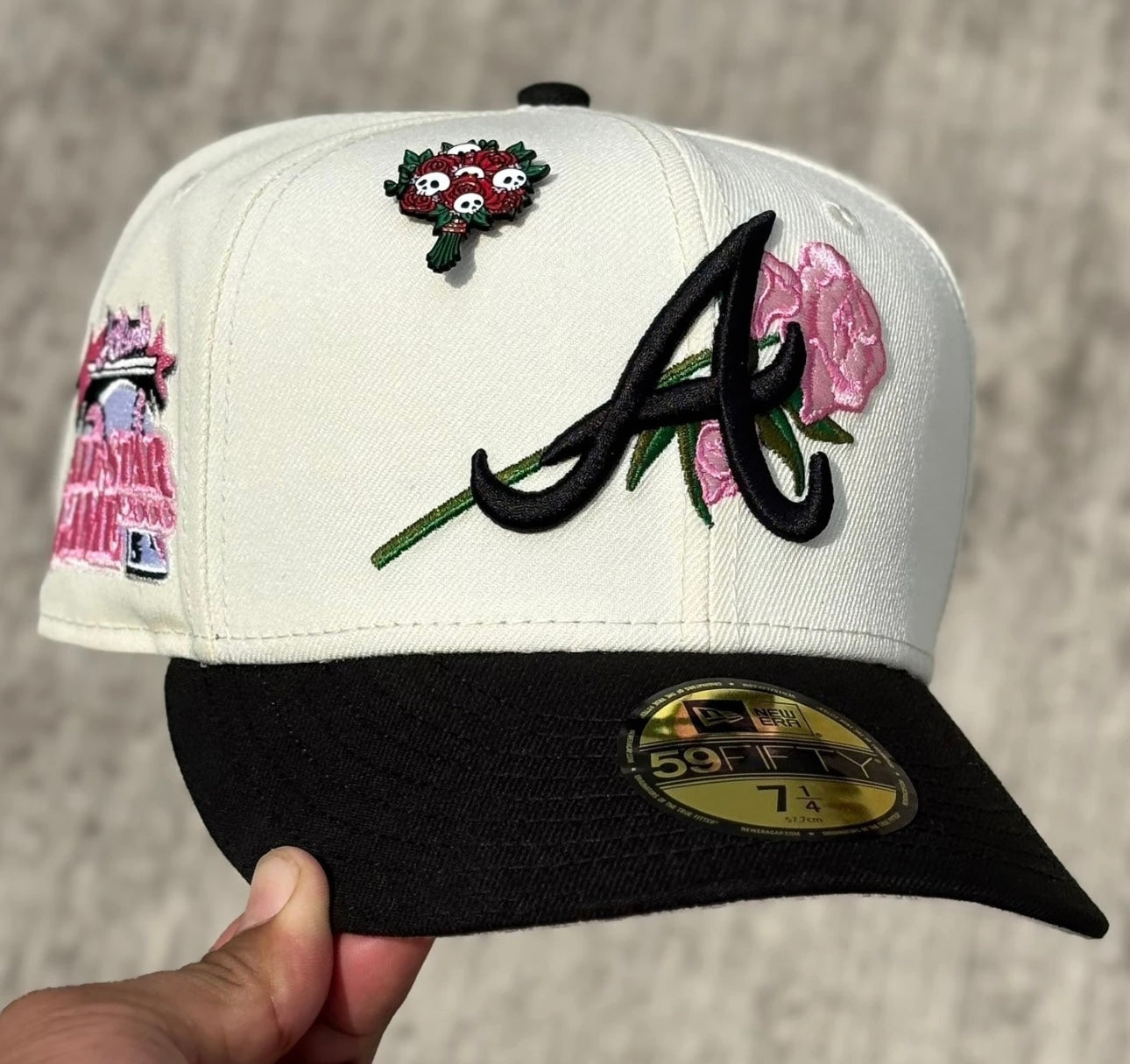 NEW ERA 59FIFTY ATLANTA BRAVES EDITION FLORAL PINK