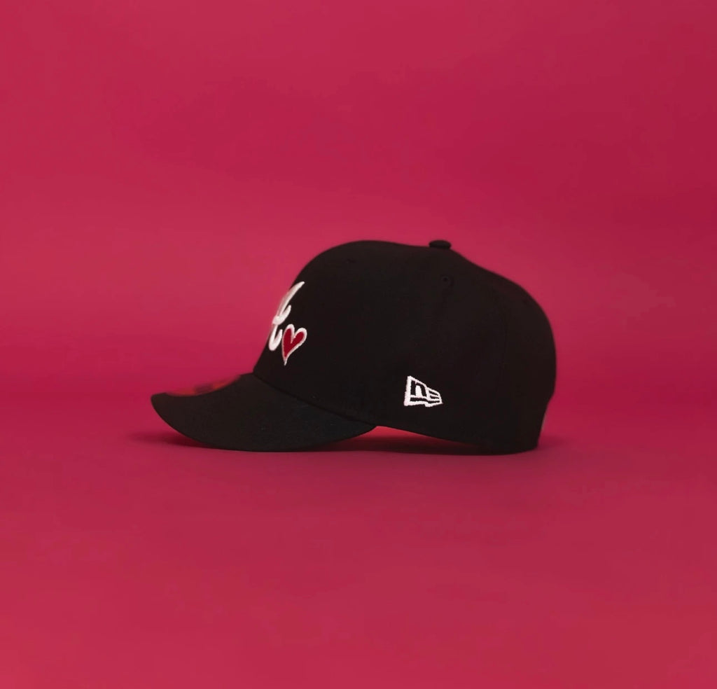NEW ERA 59FIFTY ATLANTA BRAVES BLACK & RED