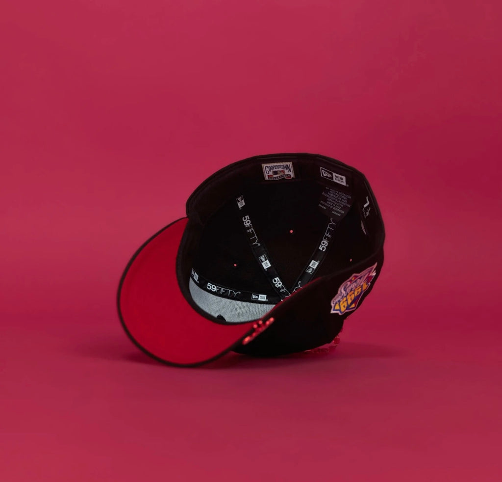 NEW ERA 59FIFTY ATLANTA BRAVES BLACK & RED