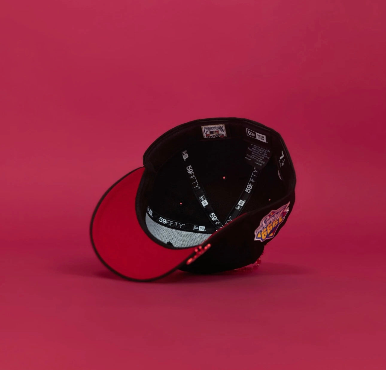 NEW ERA 59FIFTY ATLANTA BRAVES BLACK & RED