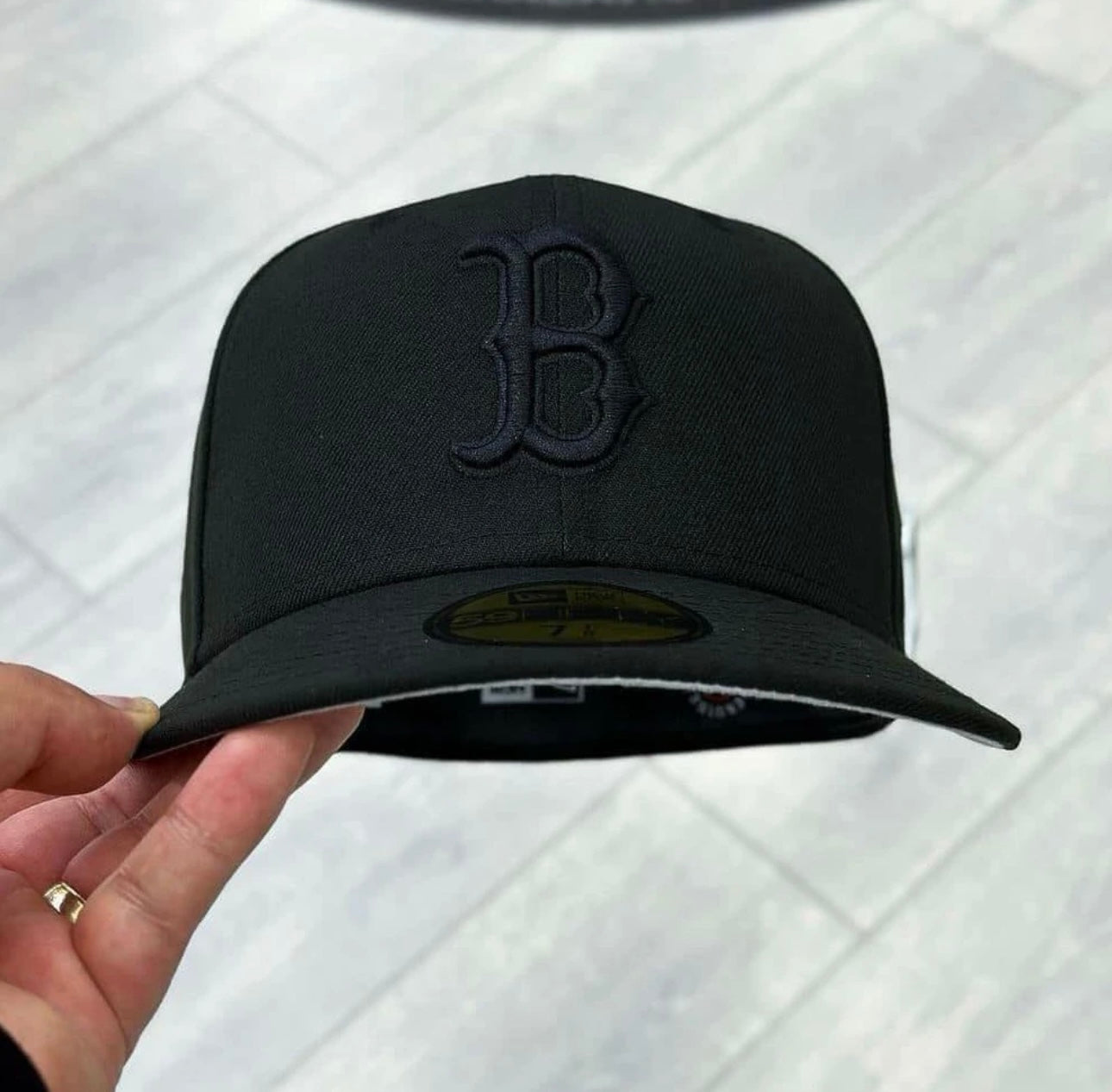 NEW ERA 59FIFTY BOSTON RED SOX ALL BLACK
